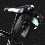 Wozy 20BK Super Kompakta & Ietilpīga Velo Soma zem sēdekļa ar Pudeles turētāju 1.5L Melna