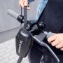 Wozy B3BK Carbon Cieta korpusa Ūdensdroša elektro & standarta skrejriteņa  /  velo stūres soma 2L Melna