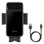 Saules srāvas Elektriskas automātiskas fiksācijas Velo  /  Skrejriteņa  /  Kvadracikla Telefona 4.7-6.7'' Stiprinājums USB-C Melns