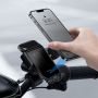 Saules srāvas Elektriskas automātiskas fiksācijas Velo  /  Skrejriteņa  /  Kvadracikla Telefona 4.7-6.7'' Stiprinājums USB-C Melns