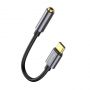 L54 USB-C uz 3.5 mm Ligzda AUX Adapteris DAC 24 bit 48 KHz Pelēka