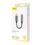 L54 USB-C uz 3.5 mm Ligzda AUX Adapteris DAC 24 bit 48 KHz Pelēka
