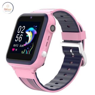 - iWear A13 Pro 4G LTE Sim  /  LBS WiFi IzsekošanasIP67 Bērnu Pulksnetis& Zvana funkcija ar čatu kameru Rozā