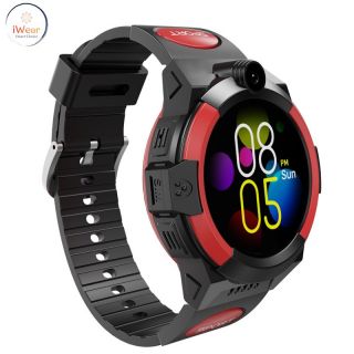 - iWear LT32 Durable 4G Sim GPS Izsekošanas IP67 Bērnu Pulksnetis& Zvana funkcija ar čatu kameru Melns / Sarkans