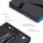 CP WU3 Plāns Ārējais USB 3.0 CD  /  DVD Rom Disku Rakstītājs  /  Lasītājs ar USB Vada barošanu Melns