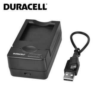 DURACELL Analogs Panasonic DE-A12 USB Lādētājs priekš Lumix DMC-FX10 CGA-S005 CGA-S008 Akumulātora