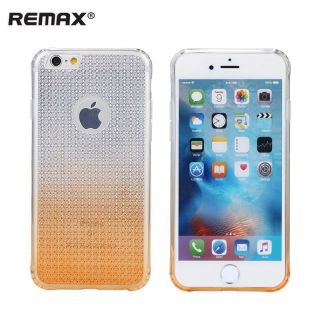 Remax Bright Diamond Ultra-Plāns0.3mm Silikona Maks Apvalks priekš Apple iPhone 6 6S 4.7inch Caurspīdīgi Oranžs