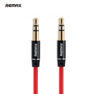 Remax L100 3.5mm AUX spraudnis uz 3.5mm spraudnis Audio pretsapīšanās Kabelis 1.0m Sarkans