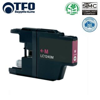 - TFO Brother LC1240M Sarkans Tintes Kārtridžs 12ml DCP-J525W DCP-J725DW uc HQ Premium Analogs