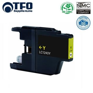 - TFO Brother LC1240Y Dzeltens Tintes Kārtridžs 12ml DCP-J525W DCP-J725DW uc HQ Premium Analogs