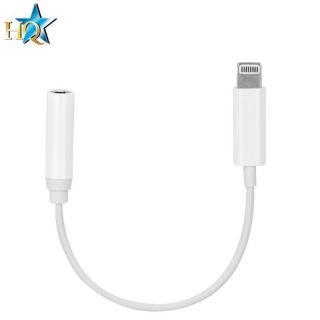 Apple HQ Lightning uz 3.5mm Audio Austiņu Ligzdas Adapteris A1749  /  MMX62ZM / A Analogs 9cm OEM Balts