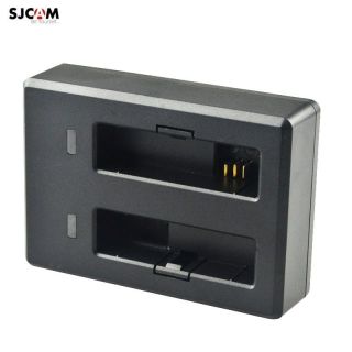 - SJCam Oriģināls M20 Divu USB Ligzdu USB DC 4.35V 0.75A Akumulātoru Lādētājs ar Micro USB Kabeli