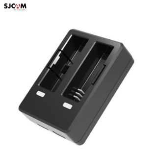- SJCam Oriģināls SJ7 Star Divu USB Ligzdu USB DC 4.35V 0.8A Akumulātoru Lādētājs ar Micro USB Kabeli