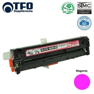 - TFO HP 131A CF213A Magenta  /  Canon CRG-731M Sarkana Lāzedrukas kasete M251nw 1.6K Pages HQ Premium Analog fuksīns