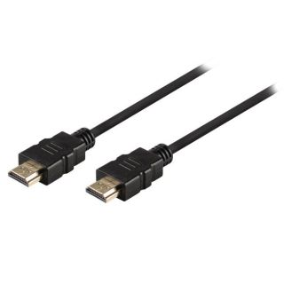 - Valueline HDMI Vads V1.4 Ar Internetu type A 19 / 19 male / male Izturīga pārklājuma 7.5m Melns Poly Bag