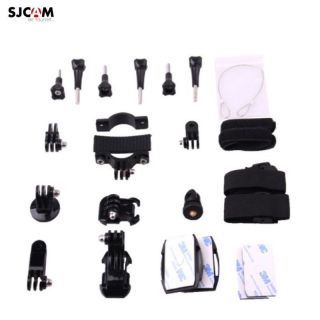 SJCam Uniersāls Sporta Kameru DV 22mm Fiksācijas elementu komplekts ar 23 elementiem GoPro Acme