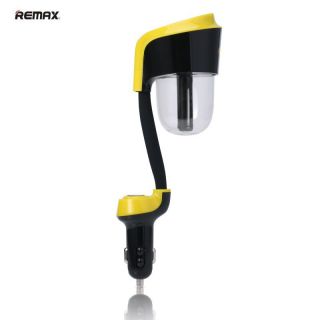 Remax RT-C01 Auto Salona Gaisa mitrinātājs un Divu USB 2.1A Lādētājs Planšetdatram un telefonam 12V DC Melns