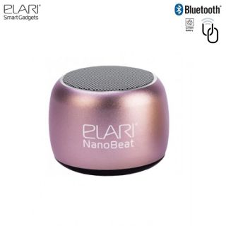 Elari NanoBeat Bluetooth 3W Skaļrunis ar Stereo Duālo-Re&amp;amp;#382;īma Sapāro&amp;amp;#353;anās Tehnoloģiju Rozā