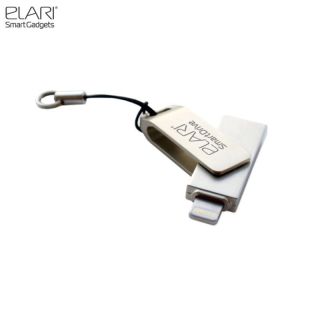 Elari SmartDrive 16GB USB 3.0 uz MFI Lightning Flash Atmiņas Disks ar Sync Apl. Metāla Sudraba